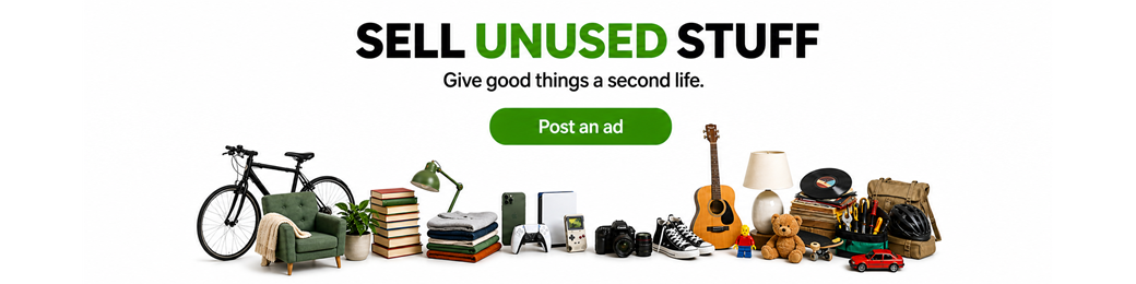 Sell unused stuff. Post an ad.